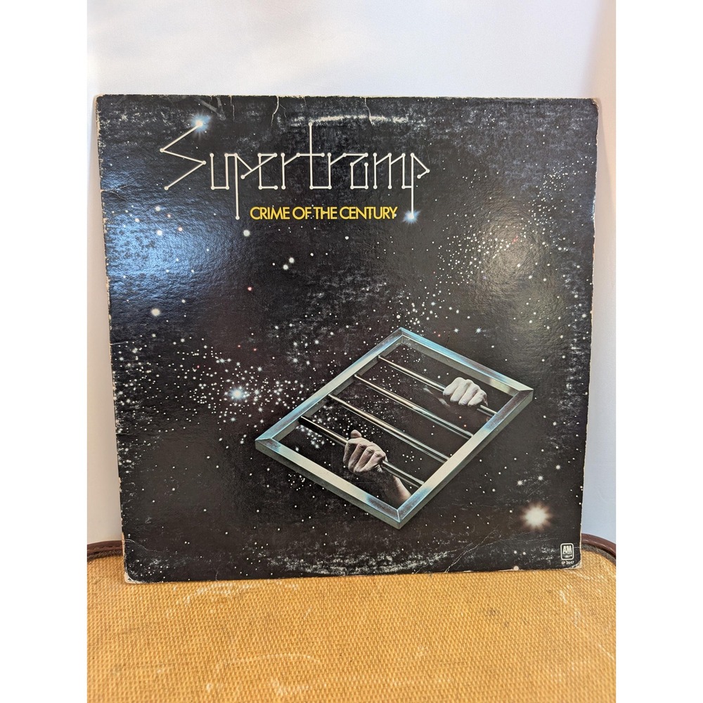 Supertramp Crime of the Century 1974 Vintage LP Record Vinyl Classic Rock VG